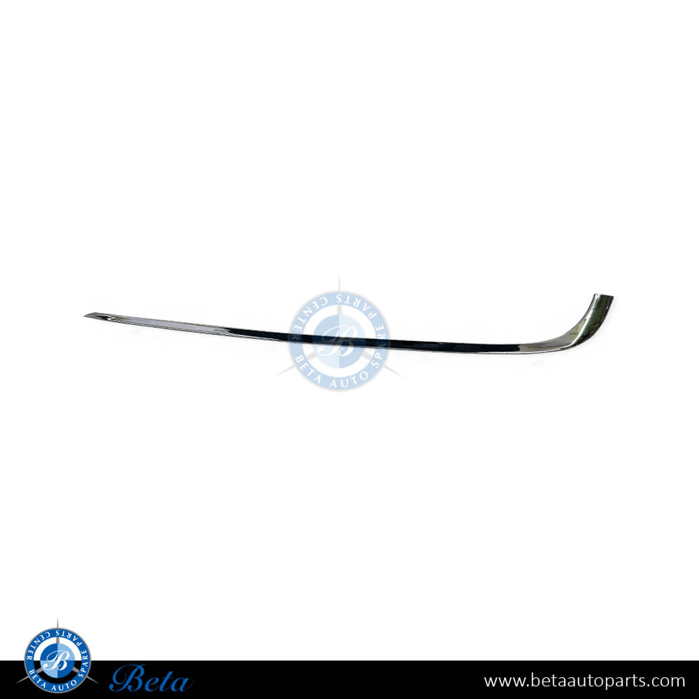 Left Side Rear Bumper Chrome Moulding for BMW 7 Series E38 1995-2001 models, Part Number 51128125433 Left Side Rear Bumper Chrome Moulding for BMW 7 Series E38 1995-2001 models, Part Number 51128125433